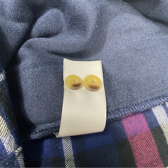 Jachs Girlfriend Super Soft Button Down Plaid Flannel Shirt Size Medium #1083 - Picture 8 of 8